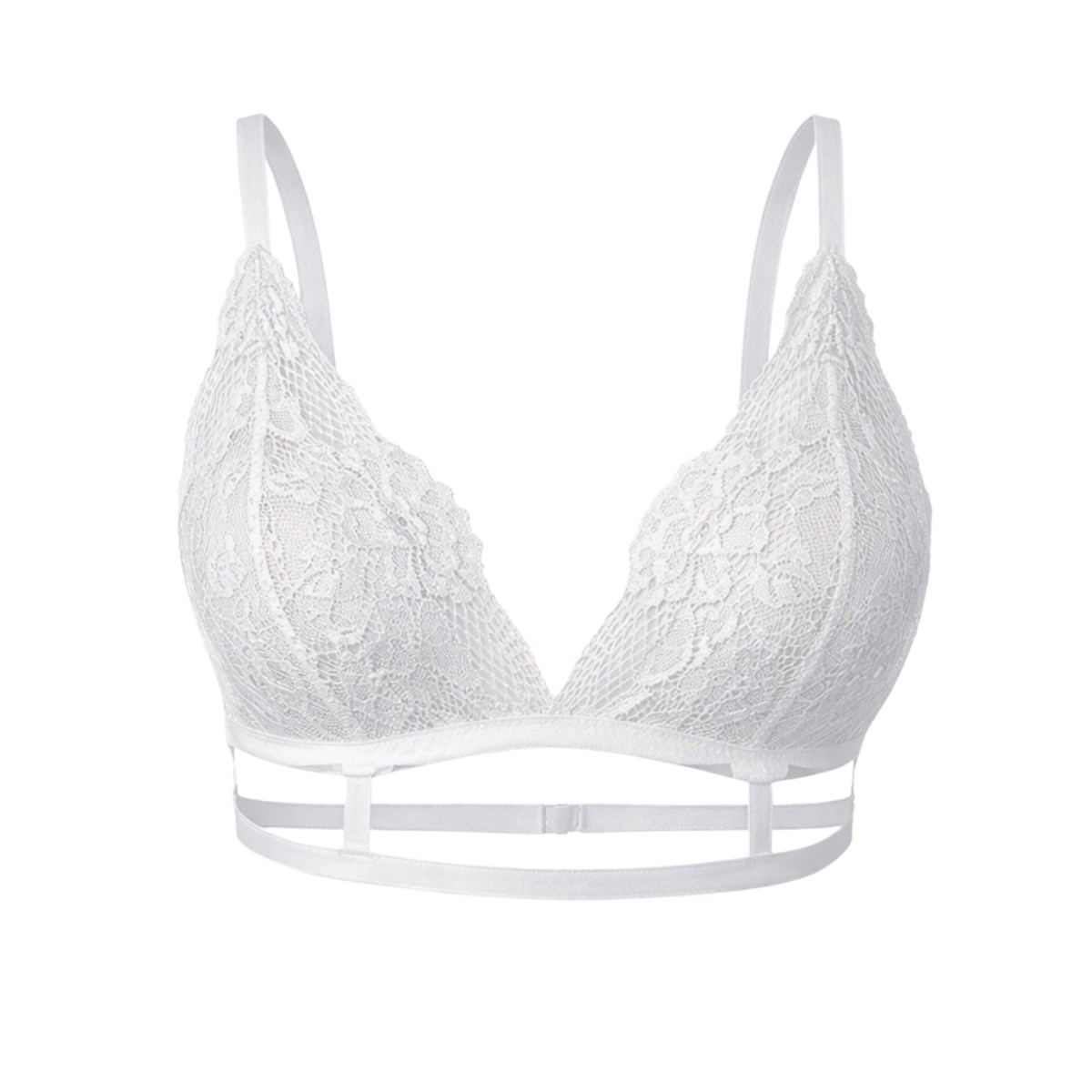 Sutiã Casal em Renda com Strappy - Sensualle | Tamanho Único | Disponível em 2 Cores - 5