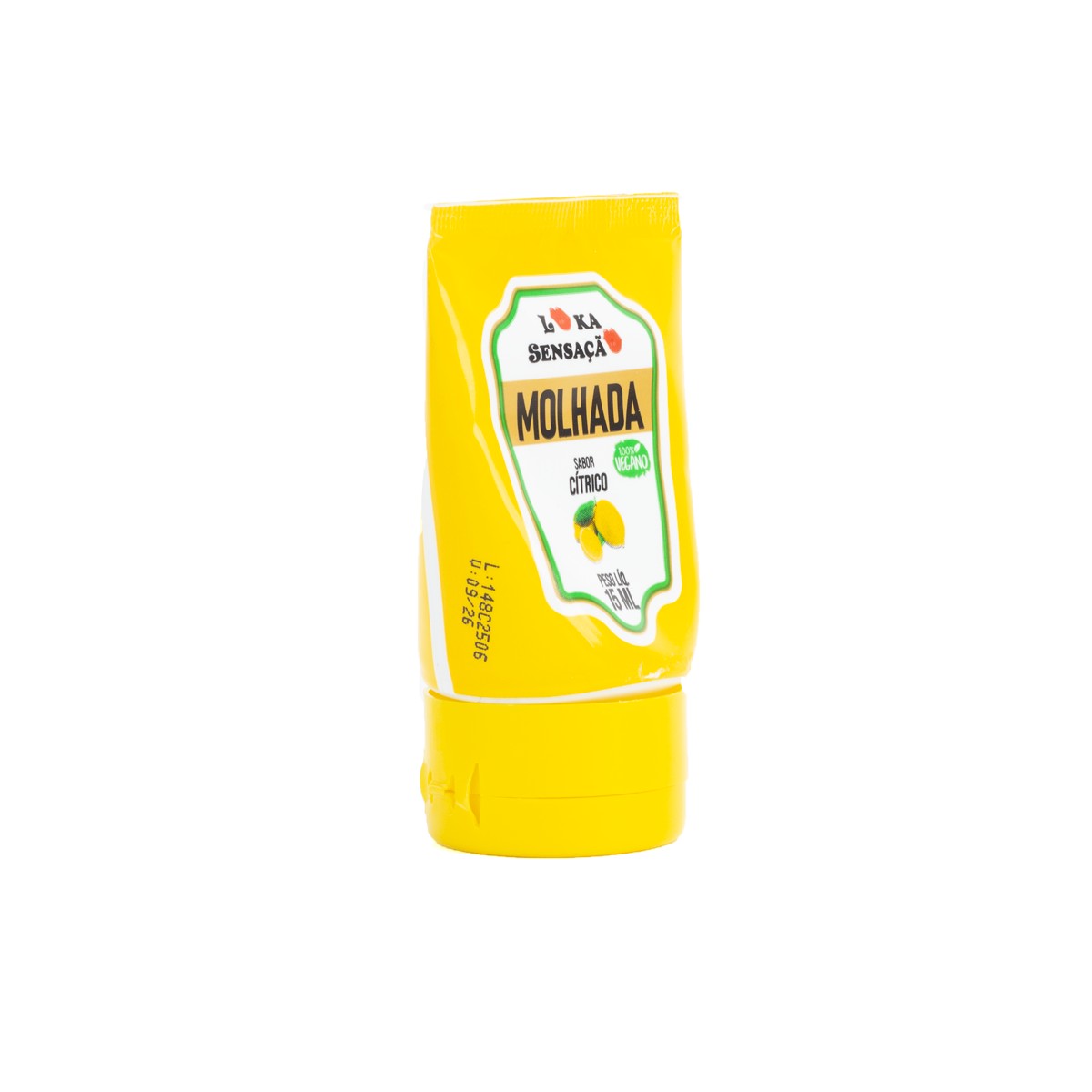 Bala Líquida em Gel Vegano com Sabor de Frutas Cítricas - Loka Sensação Molhada | 15 ml - 2