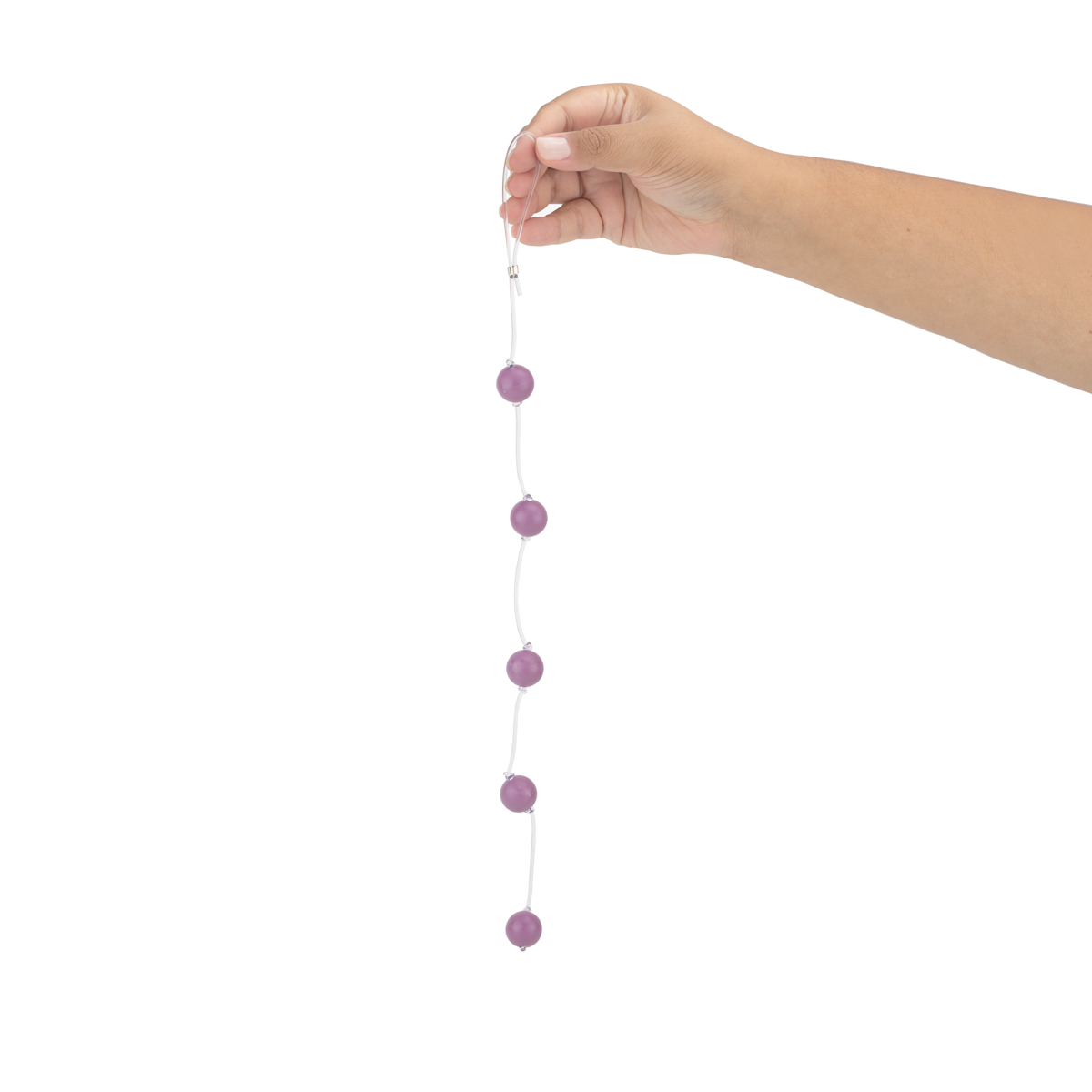 Colar Tailandês com 5 Esferas e Cordão de Silicone no Tamanho P - Sexy Fantasy | Disponível em 3 Cores - 5