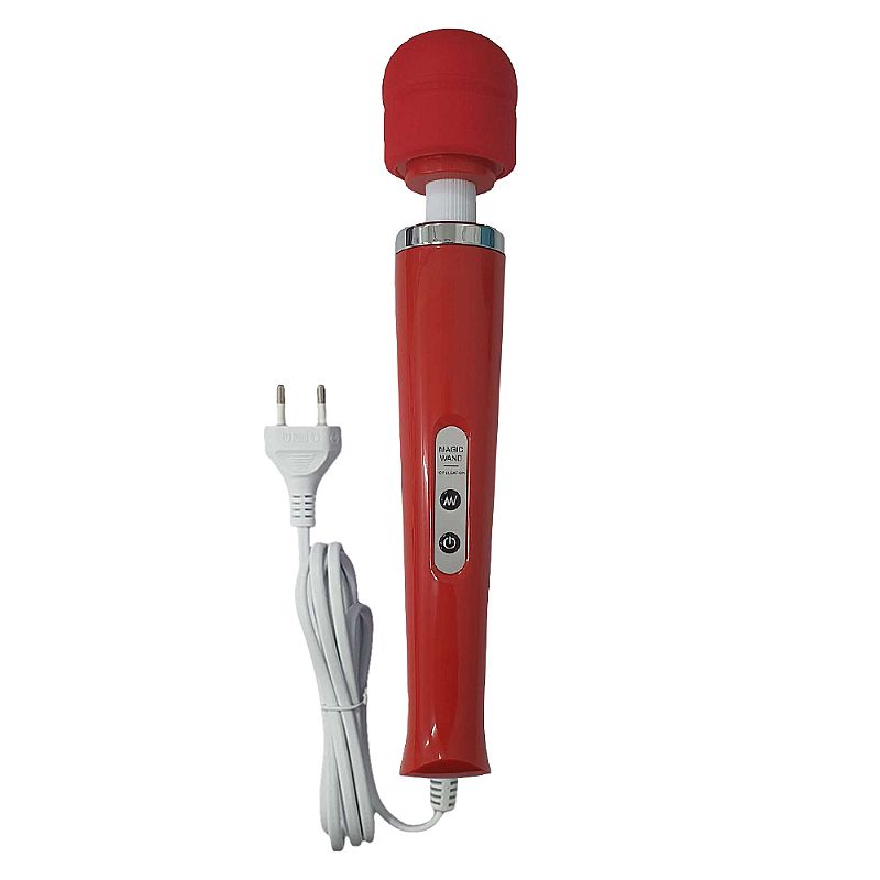 Massageador Elétrico em Soft Touch com 10 Níveis de Vibração - Love Magic Wand | 32 x 5,6 cm | Disponível em 5 Cores - 3