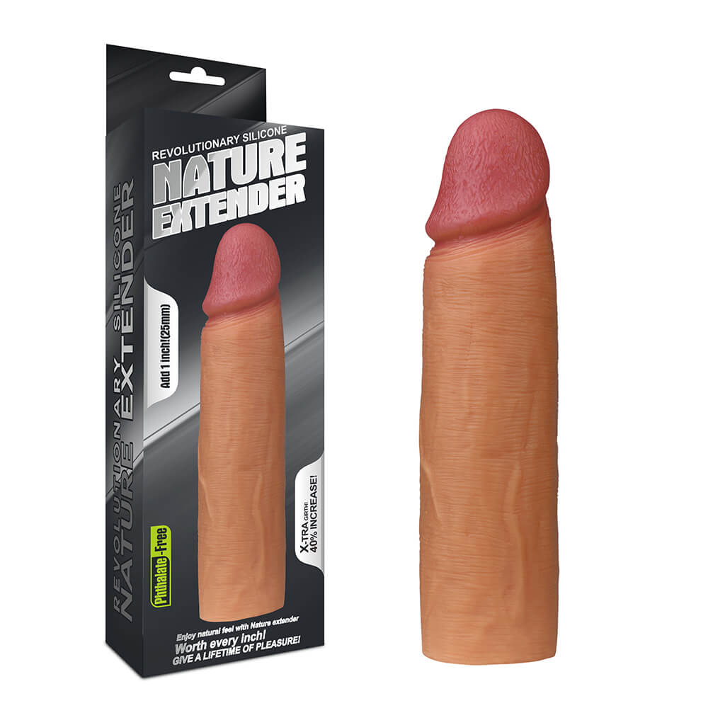 Capa Peniana Extensora com Preenchimento na Ponta - Lovetoy Nature Extender 1.5" | 12 x 2,7 cm | Disponível em 2 Cores - 4
