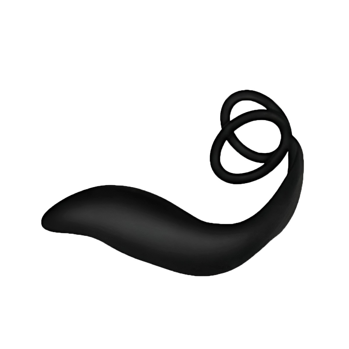 Estimulador de Próstata com Anel Duplo - Lovetoy Combo Double Cockring Plug | 7,9 x 3,4 cm - 3