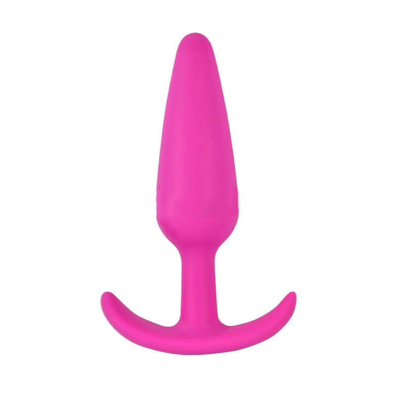 Plug Anal ''P'' em Silicone Aveludado e Formato Cônico - 7,7 x 2,2 cm | Disponível em 2 Cores - 3