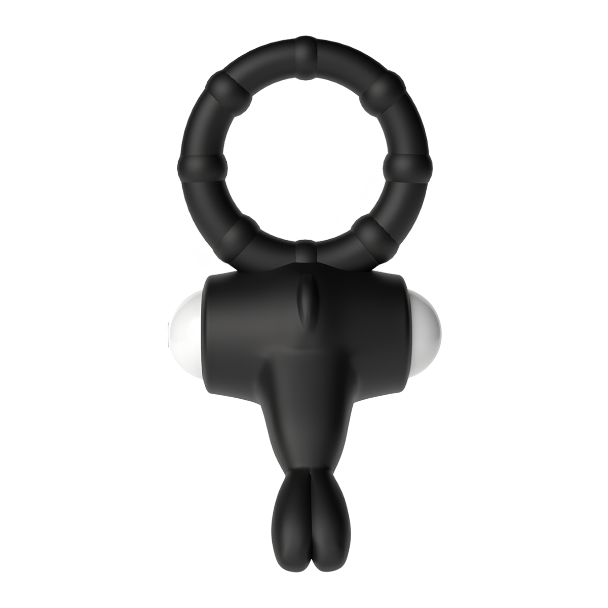 Anel Peniano com Estimulador de Clítoris em Forma de Coelho com Vibração Única e Potente - Lovetoy Power Clit Cocking Thriller - 1