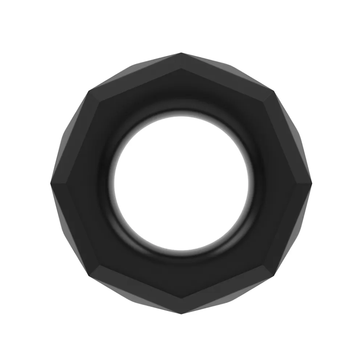 Anel Peniano em TPE com Formato Octógono - Lovetoy Power Plus | Disponível em 2 Cores - 2