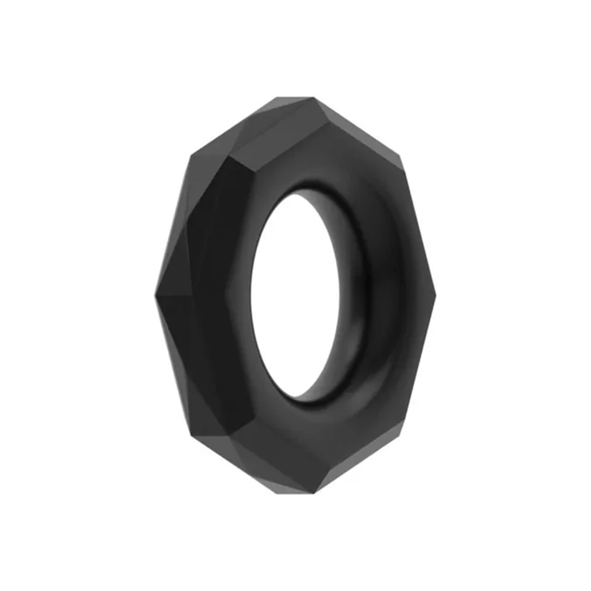 Anel Peniano em TPE com Formato Octógono - Lovetoy Power Plus | Disponível em 2 Cores - 4