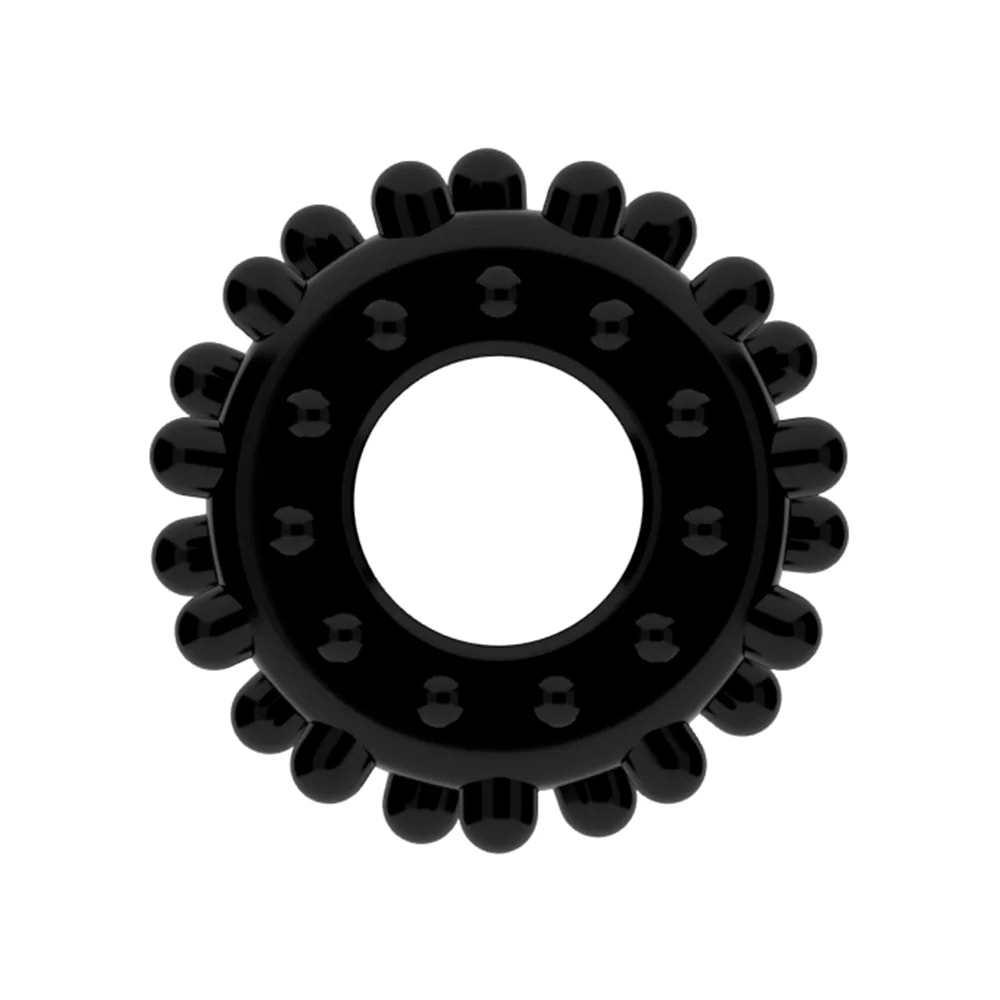 Anel Peniano em TPE com Esferas Massageadoras - Lovetoy Power Plus | Disponível em 2 Cores - 3