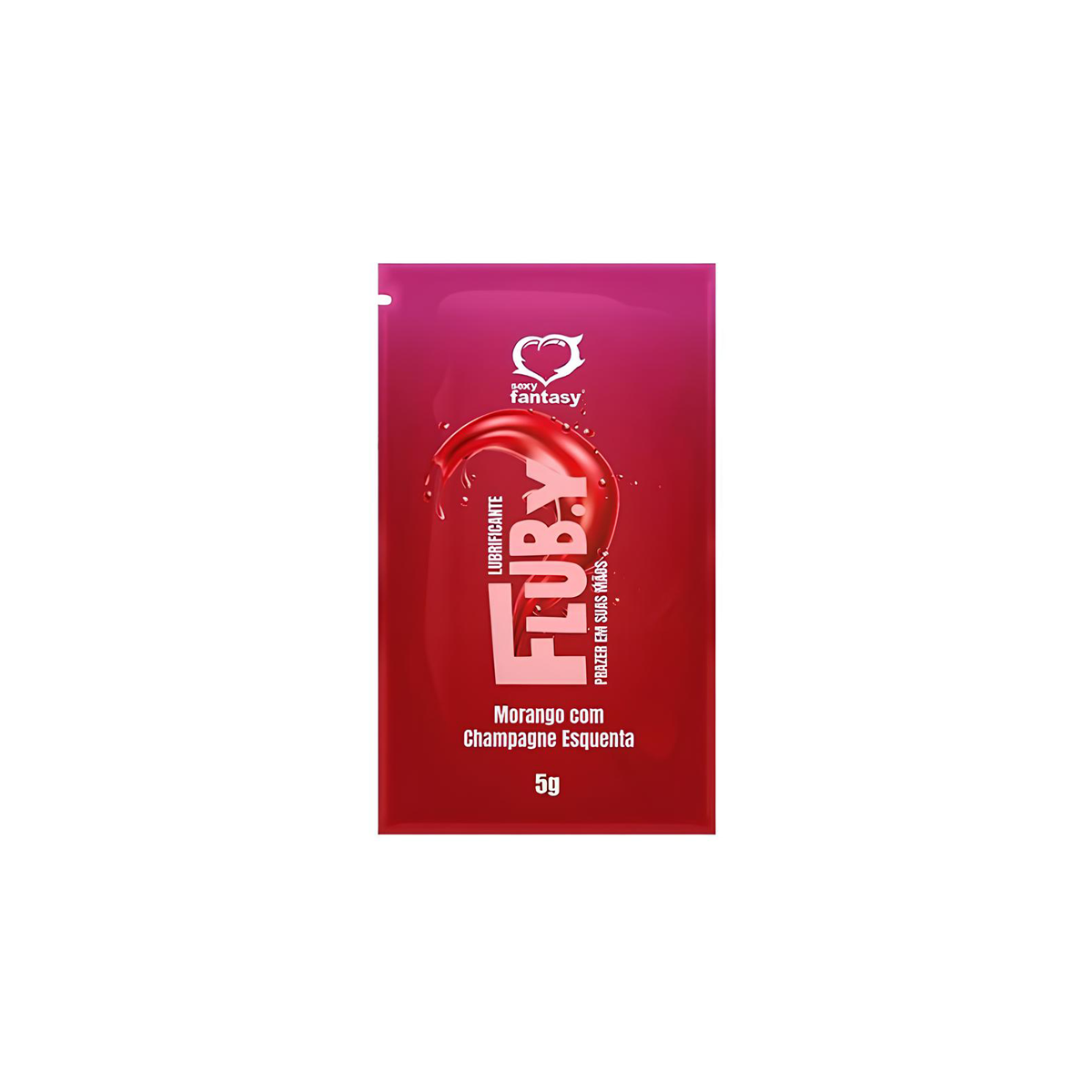 Lubrificante À Base D'Água em Sachê - Sexy Fantasy Flub.y | 5g | Disponível em 3 Sabores - 3