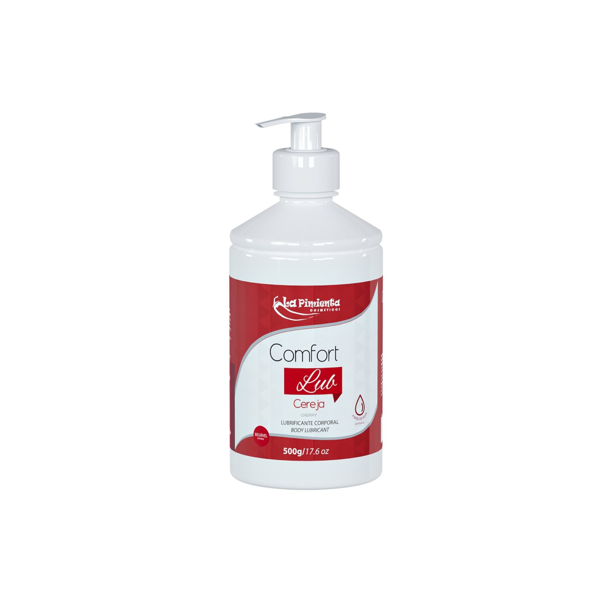 Lubrificante Corporal Beijável à Base D'Água - La Pimienta Comfort Lub | 500g | Disponível em 7 Sabores - 4