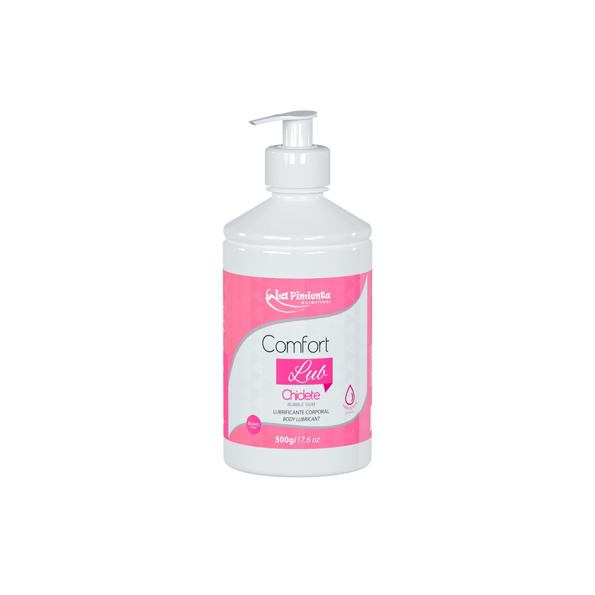 Lubrificante Corporal Beijável à Base D'Água - La Pimienta Comfort Lub | 500g | Disponível em 7 Sabores - 6