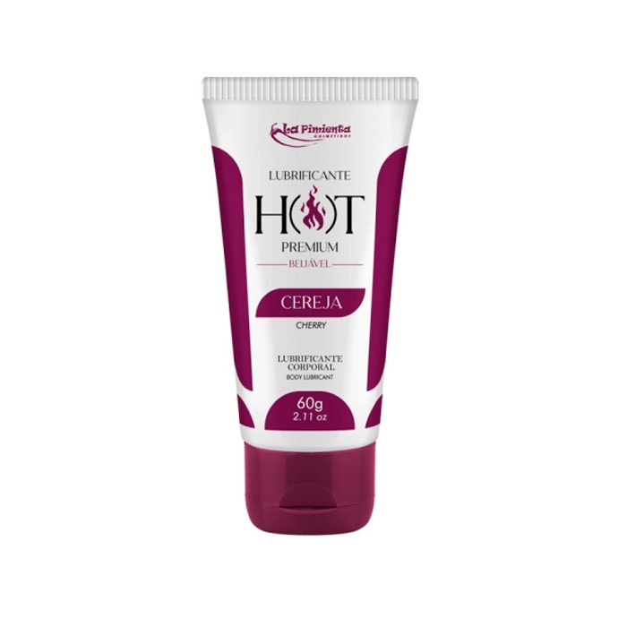Lubrificante Premium Corporal Beijável com Efeito Hot - La Pimienta - 60g | Disponível em 8 Sabores - 14