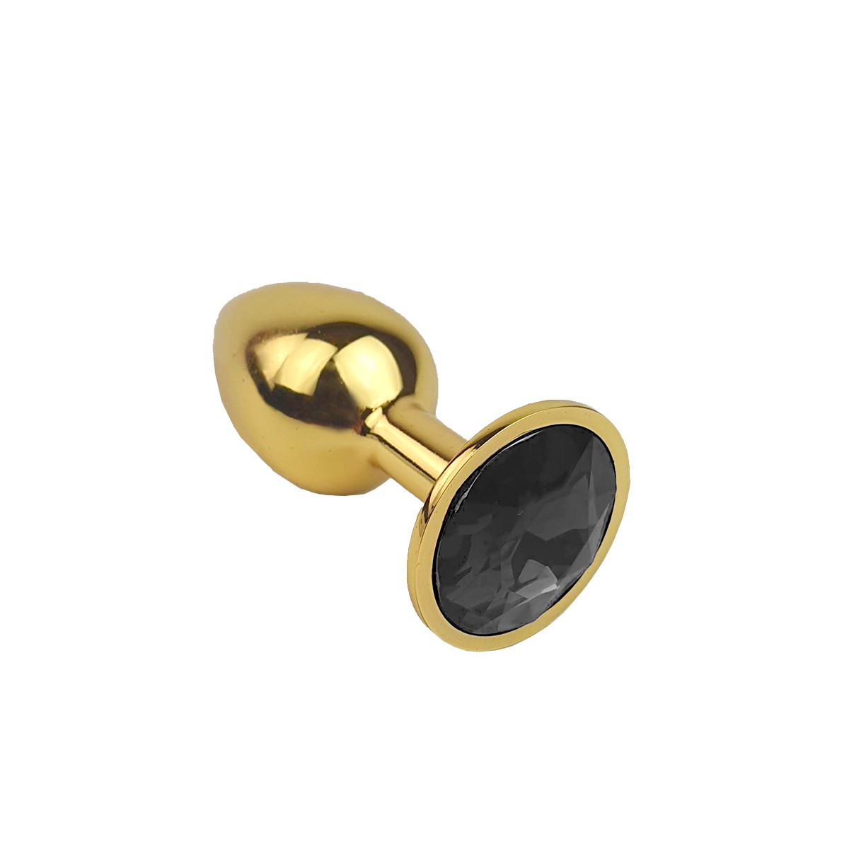 Plug Anal "P" Dourado com Joia na Base - Lust Metal Plug Diamond | 6 x 2,7 cm | Disponível em 11 Cores - 9