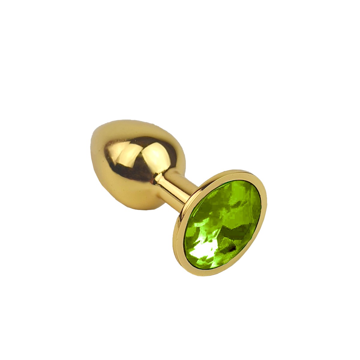 Plug Anal "P" Dourado com Joia na Base - Lust Metal Plug Diamond | 6 x 2,7 cm | Disponível em 11 Cores - 13