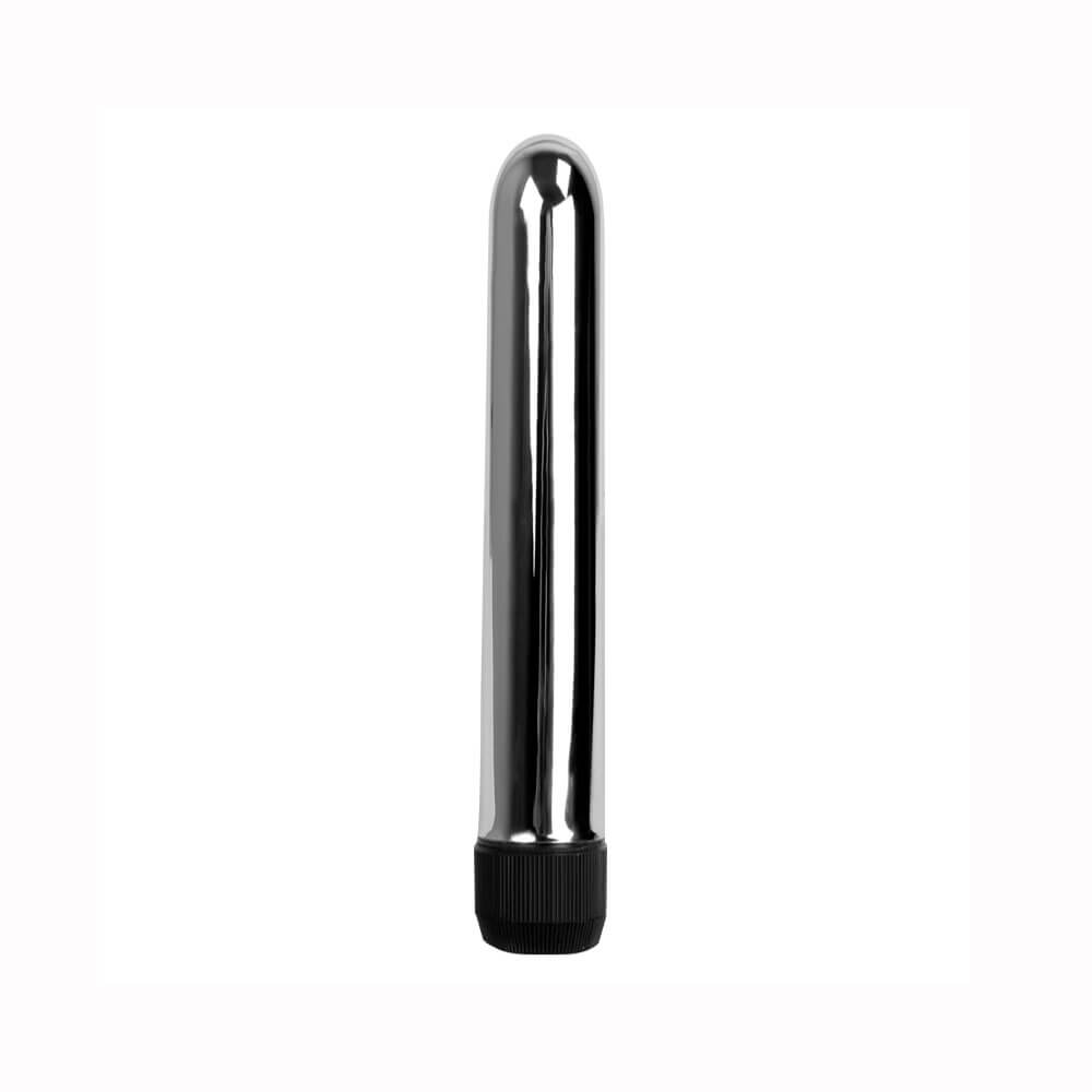 Vibrador Personal Cromado com Vibração Multivelocidade em ABS - Lybaile Passion Vibrator | 14 x 2,5 cm - 2