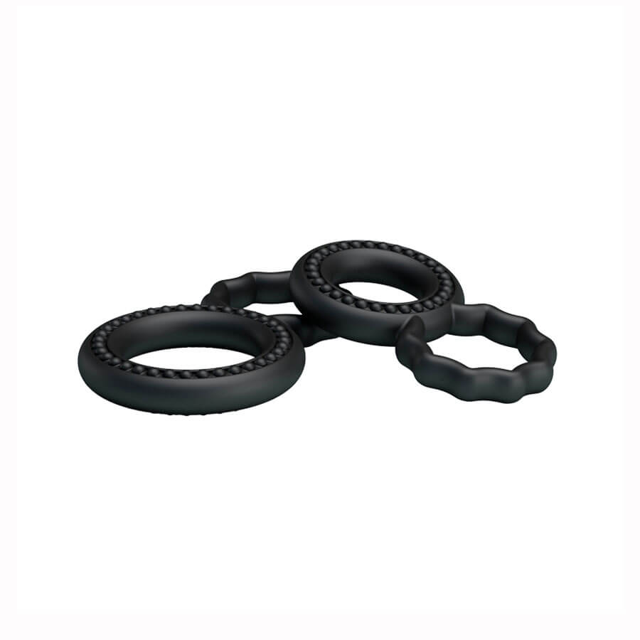 Kit com 2 Anéis Peniano Duplo em Diferentes Tamanhos com Anel para Escroto | Lybaile Ring - 5