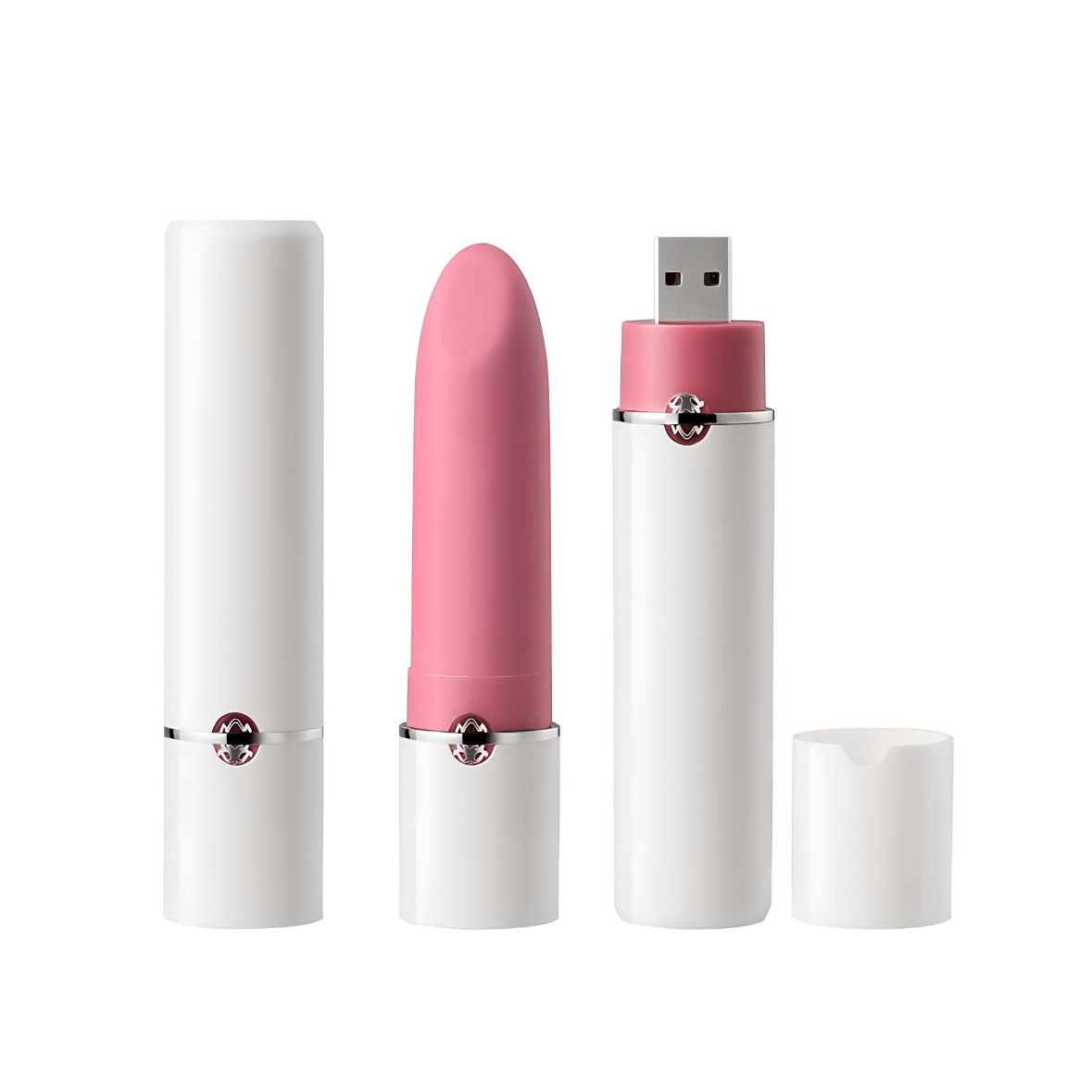 Vibrador em Silicone Recarregável com Forma de Batom, Vibração Multivelocidade e Aplicativo - Magic Motion Lotos | 10 x 2,1 cm - 4