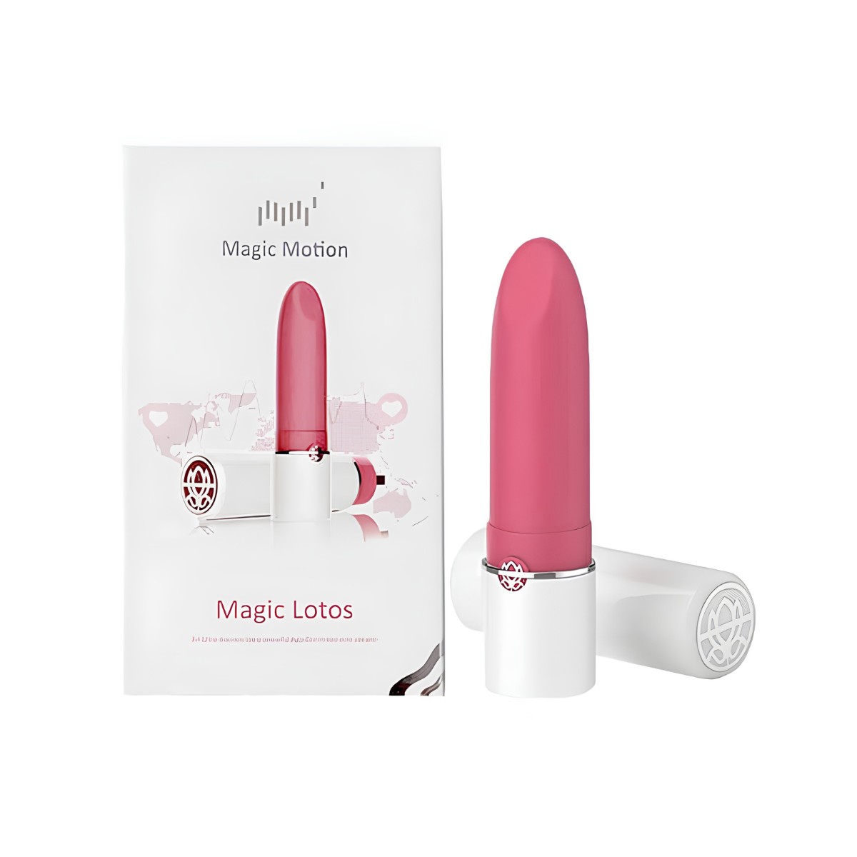 Vibrador em Silicone Recarregável com Forma de Batom, Vibração Multivelocidade e Aplicativo - Magic Motion Lotos | 10 x 2,1 cm - 6