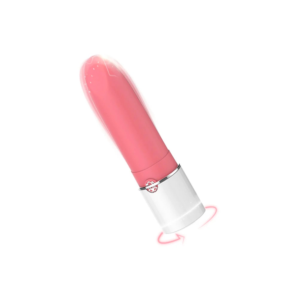 Vibrador em Silicone Recarregável com Forma de Batom, Vibração Multivelocidade e Aplicativo - Magic Motion Lotos | 10 x 2,1 cm - 2