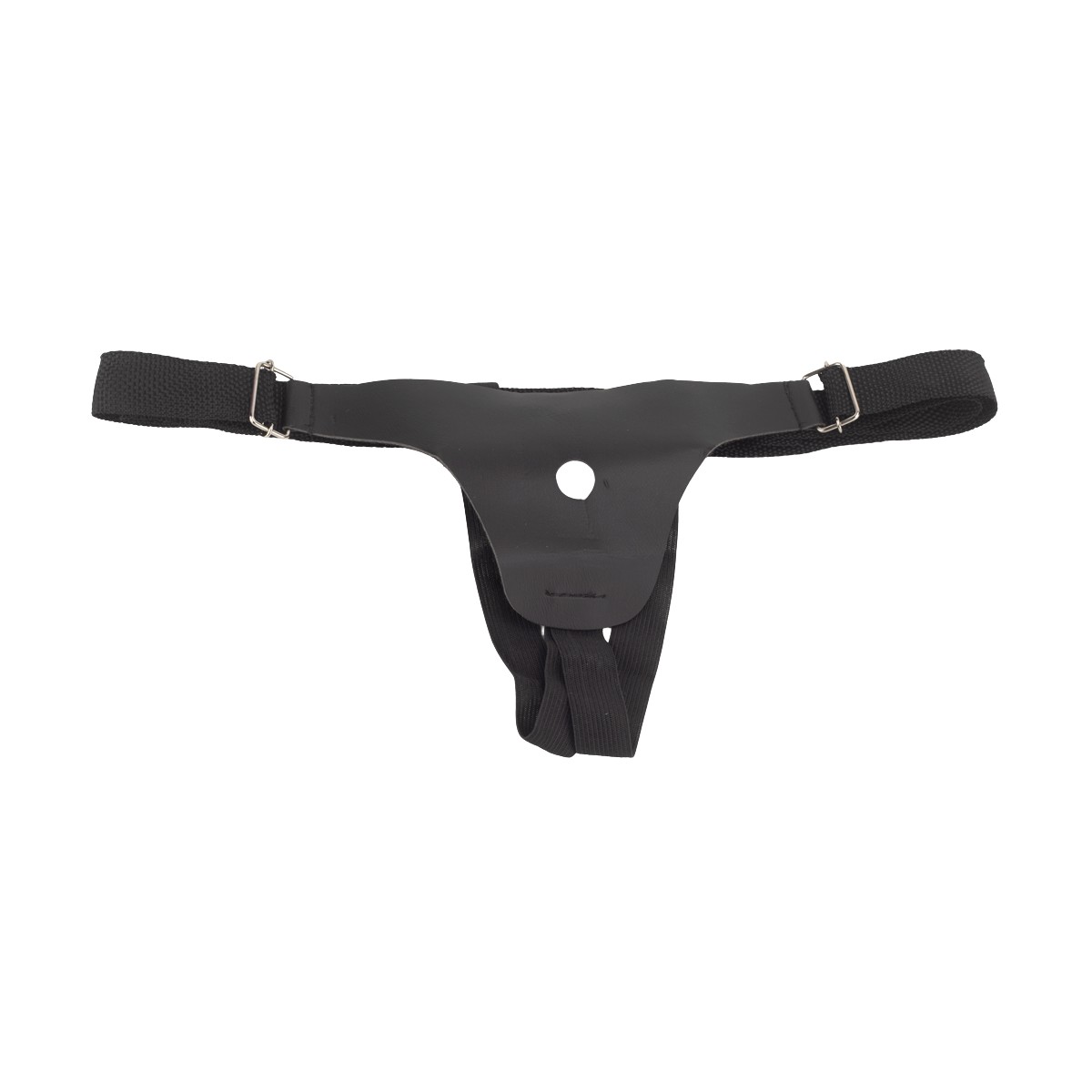 Cinta em Couro Sintético com Prótese Peniana Realística com Vértebra - Magic Sexy | 14 x 3 cm - 2