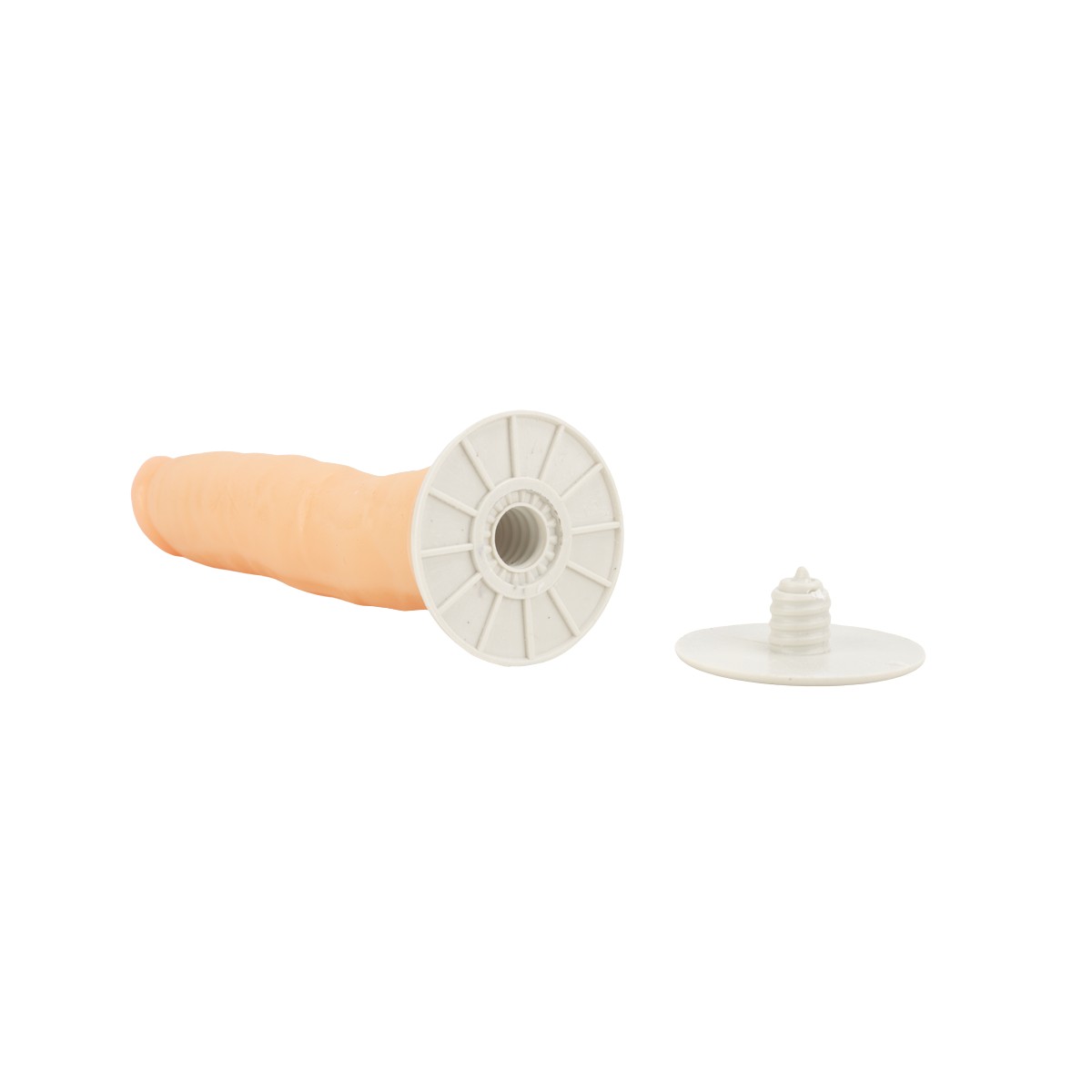 Cinta em Couro Sintético com Prótese Peniana Realística com Vértebra - Magic Sexy | 14 x 3 cm - 5