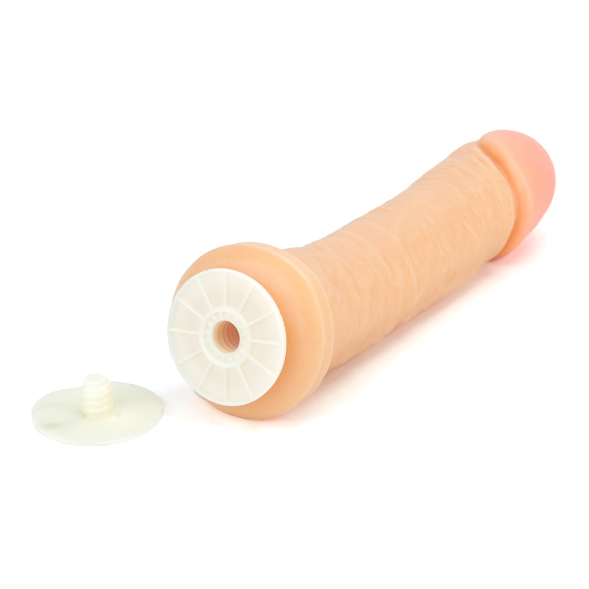 Cinta Peniana com Pênis Realístico em Silicone com Glande Definida e Base Achatada - Magic Sexy | 22 x 5 cm - 3