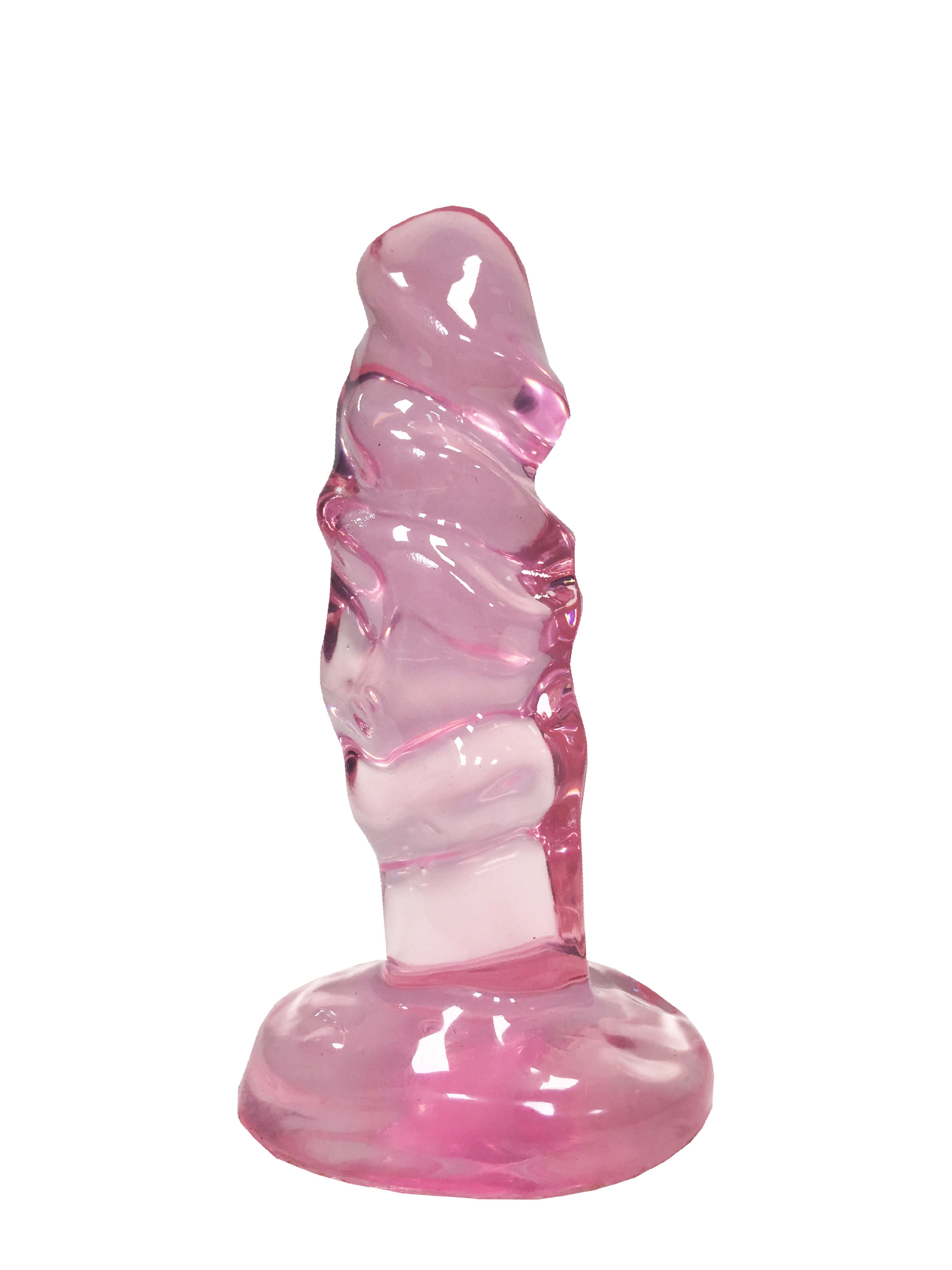 Plug Anal em Formato de Pênis Realístico com Saliências e Base de Suporte - Magic Sexy | 10,3 x 3,1 cm | Disponível em 7 Cores - 3