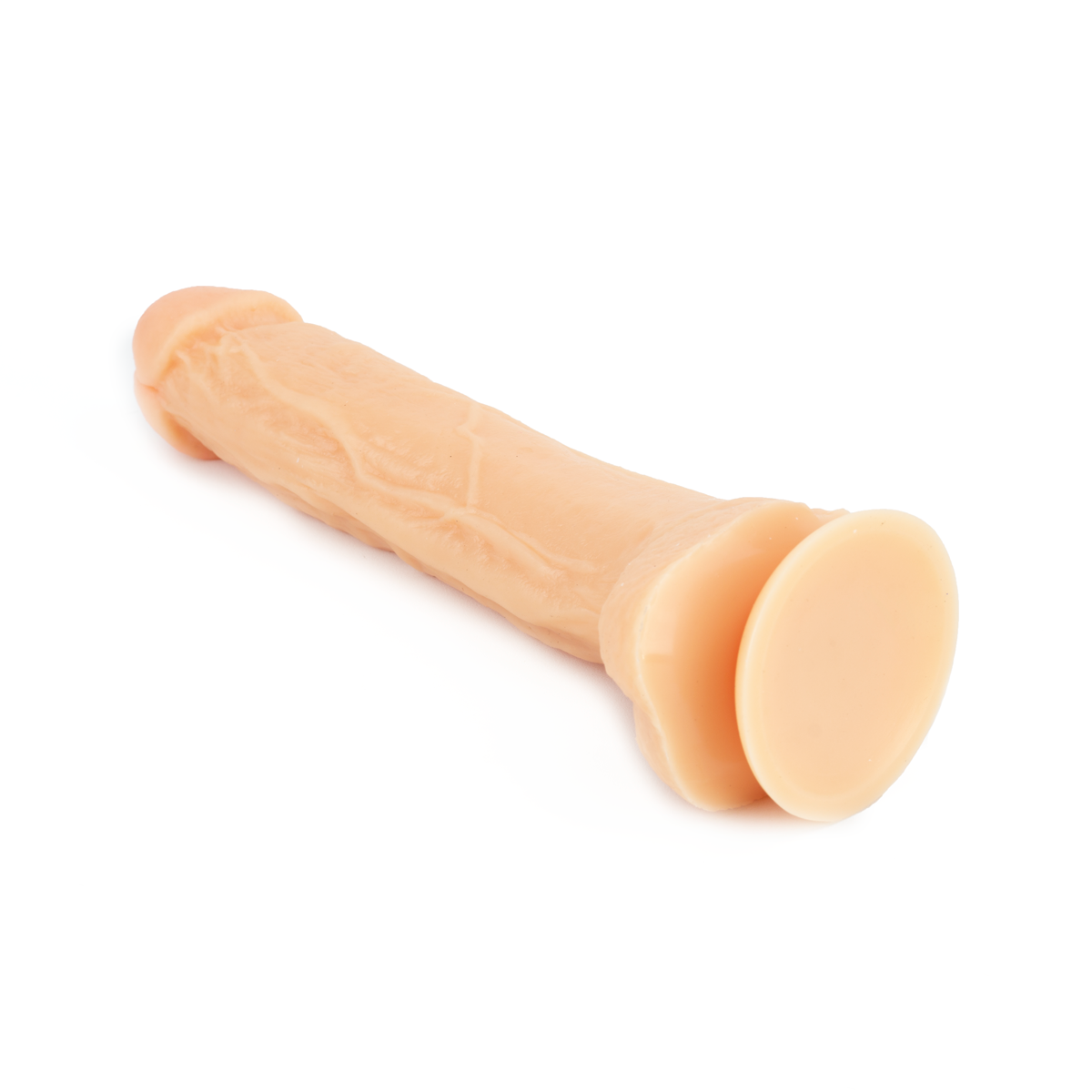 Prótese Peniana Gigante com Veias, Escroto, Glande e Ventosa - Magic Sexy | 21,4 x 4,4 cm - 4