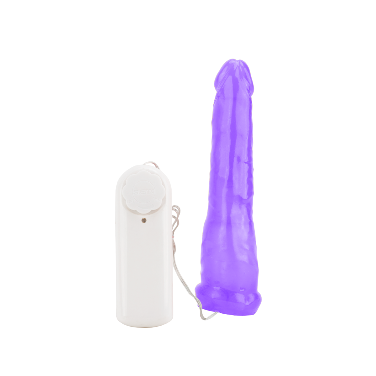 Prótese Realística em Jelly com Glande Definida, Vibração Multivelocidade e Controle Remoto com Fio - Magic Sexy | 14 x 2,6 cm | Disponível em 8 Cores - 14