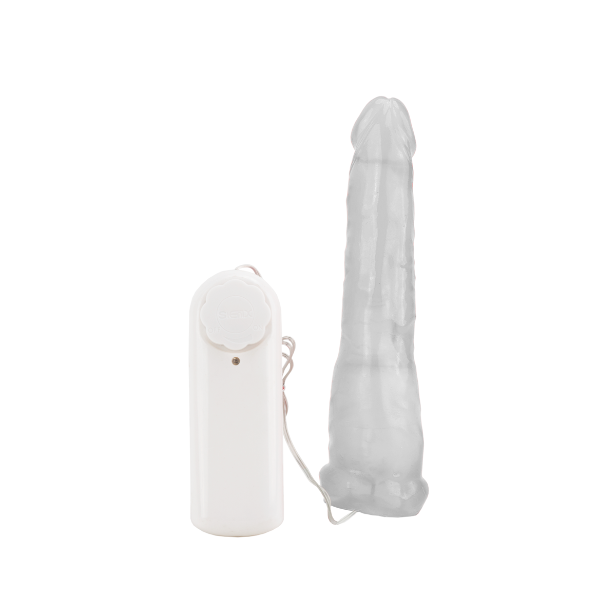 Prótese Realística em Jelly com Glande Definida, Vibração Multivelocidade e Controle Remoto com Fio - Magic Sexy | 14 x 2,6 cm | Disponível em 8 Cores - 20