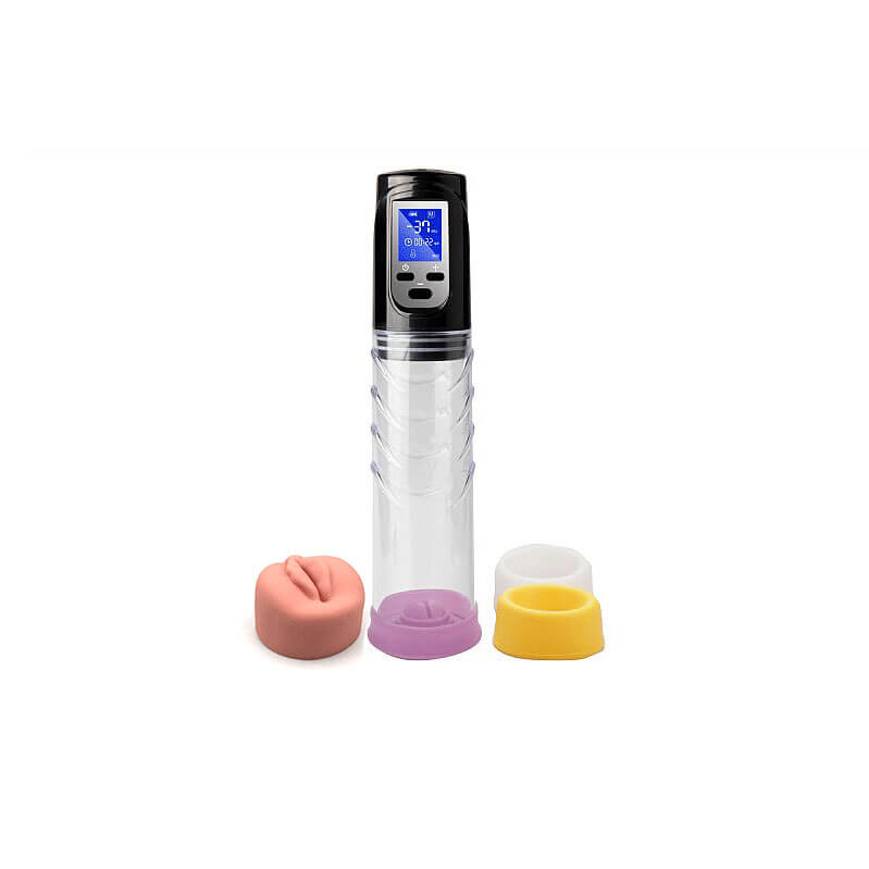 Bomba Peniana Elétrica com Monitor Digital Recarregável - Magical Kiss Penis Pump Electric High Vaccum - 2