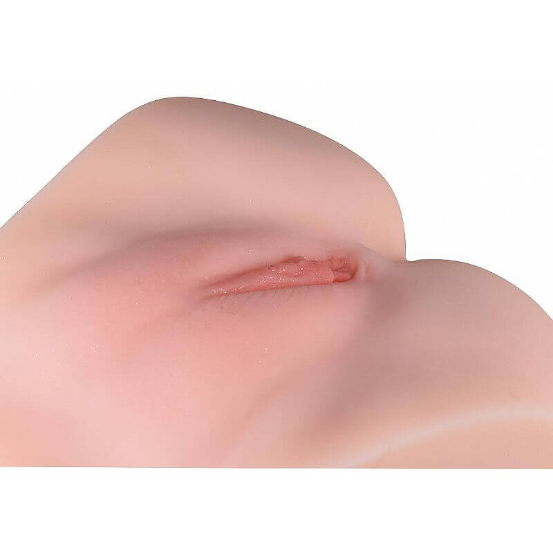 Maig - Masturbador Masculino com Forma de Vagina Realística em Cyberskin e 2 Orifícios Penetráveis - 19,5 x 20,5 cm - 4