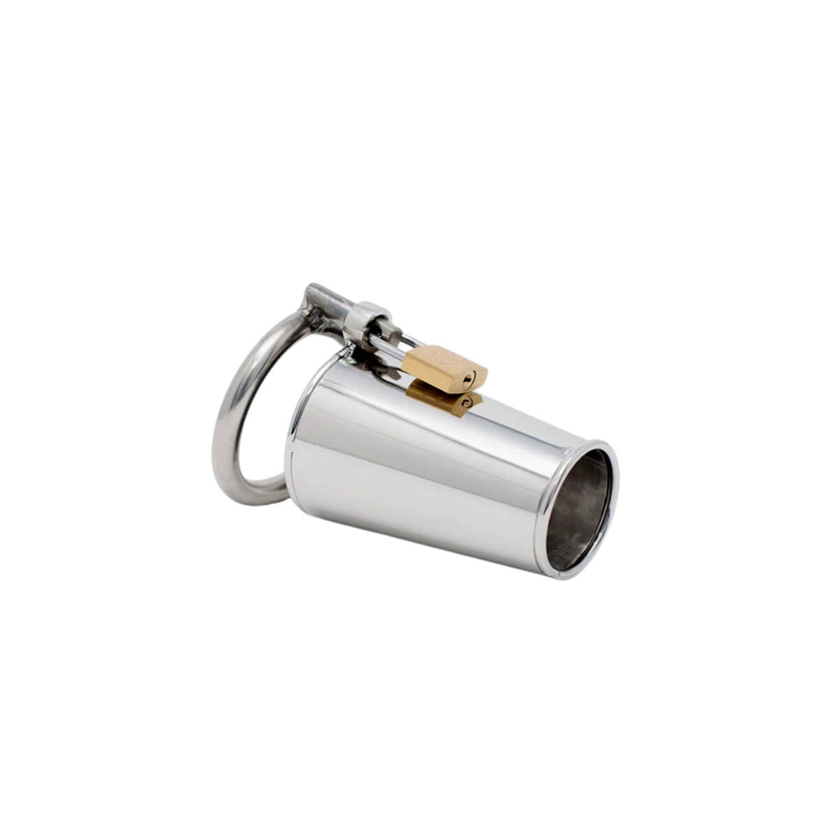 Cinto de Castidade Masculino em Forma de Funil com Abertura na Ponta - Male Chastity Device - 7,8 x 3 cm - 2