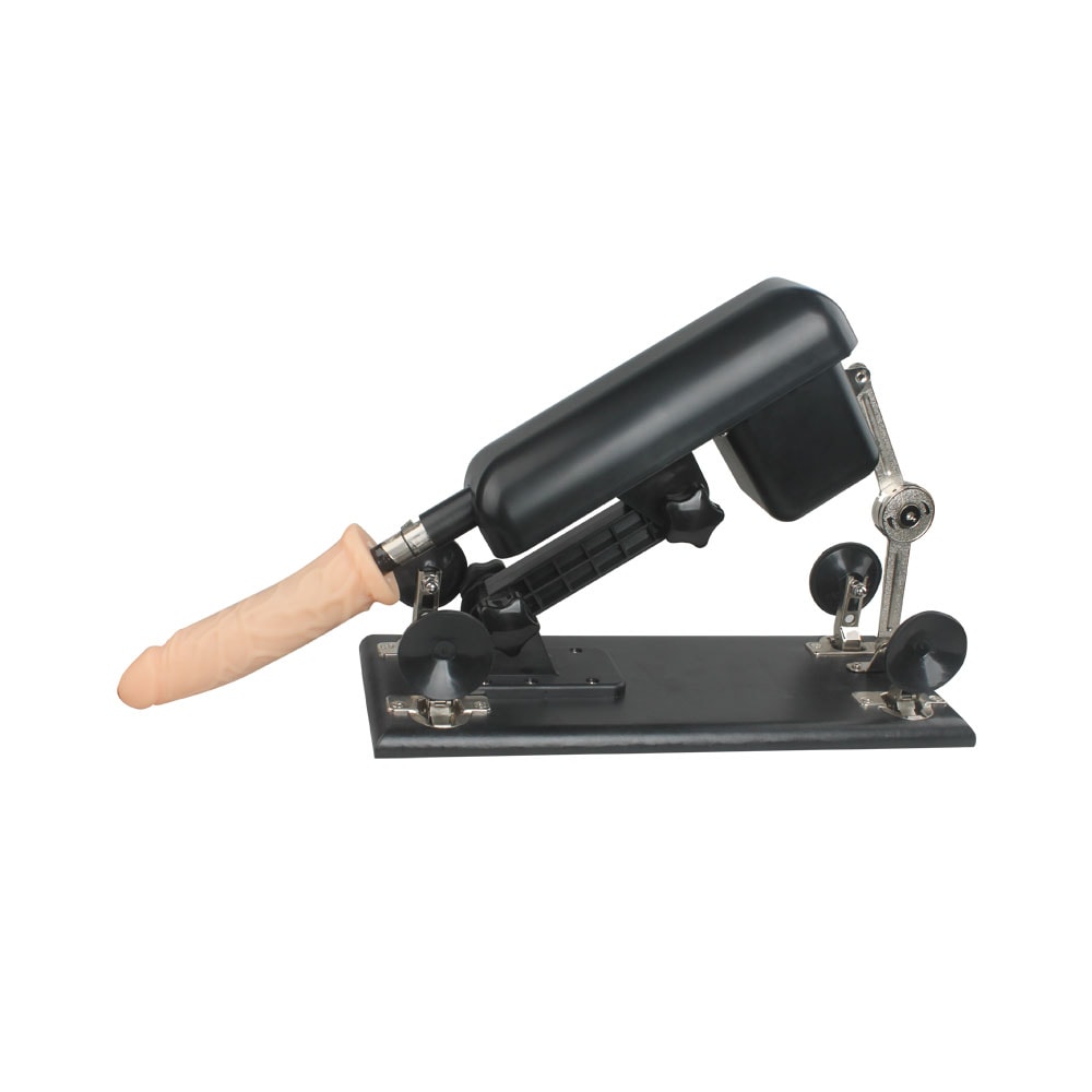 Máquina do Sexo Feminina com Multivelocidade, 2 Próteses em Forma de Pênis Realístico e Plug Anal - 38 x 16 cm - 2