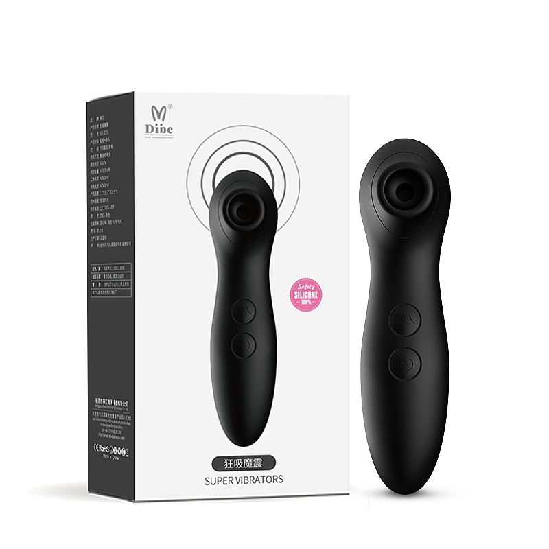 Massageador de Clitóris em Silicone com 7 Modos de Pulsação, Vibração e Recarregável - Dibe Orgasm Clitoral Super Vibratoris - 13 x 3,3 cm | Disponível em 2 Cores - 1