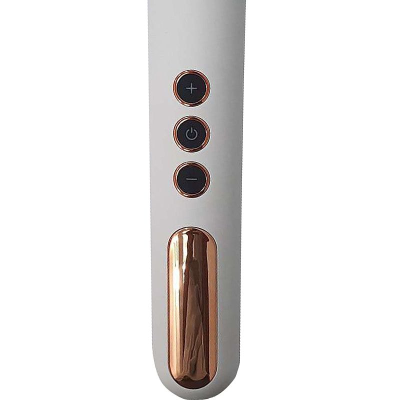 Massageador Recarregável em Silicone com Cabeça Flexível, 10 Modos de Vibração e 5 Modos de Intensidade - Manfly | 33 x 5,6 cm | Disponível em 3 Cores - 5