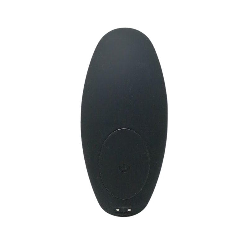 Massageador de Próstata e Estimulador de Períneo em Silicone com 7 Modos de Vibração, Movimentos de Rotação e Controle Remoto - 13,5 x 3,5 cm - 4