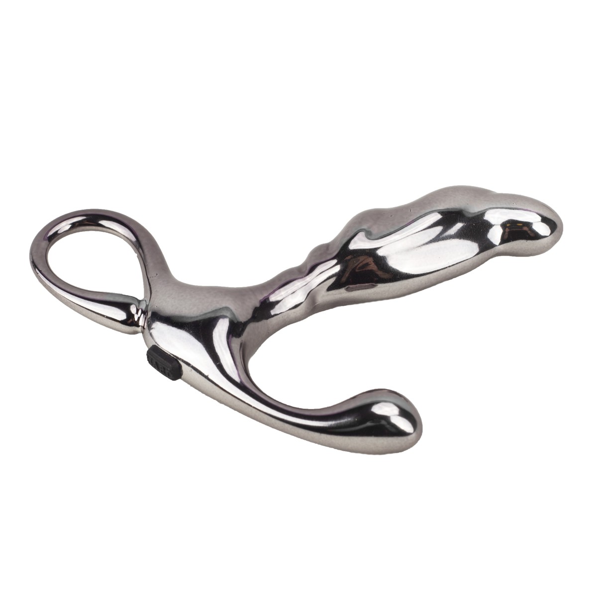 Massageador de Próstata em Metal com Formato Ergonômico e Alça de Segurança - Hard | 6,5 x 1,9 cm | Disponível em 3 Cores - 5