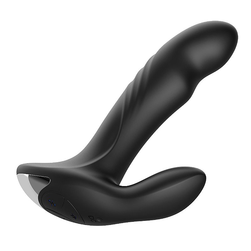 Massageador de Próstata e Períneo com Formato Ergonômico, 7 Modos de Vibração e 5 Função de Rotação - Aphrodisia Anal Swirl | 12 x 3,8 cm - 6