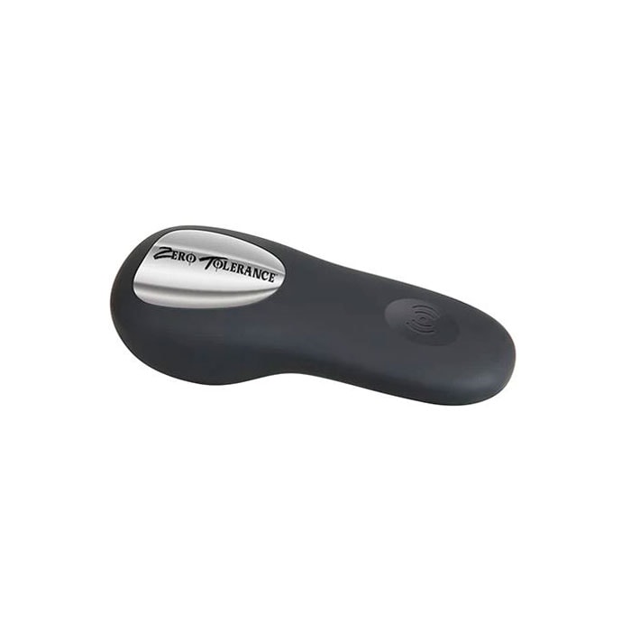 Massageador de Próstata em Silicone com Alça Flexível, 7 Modos de Vibração, Controle Remoto Sem Fio e Carregamento Via Cabo USB - Zero Tolerance The Handyman | 10,5 x 3 cm - 4