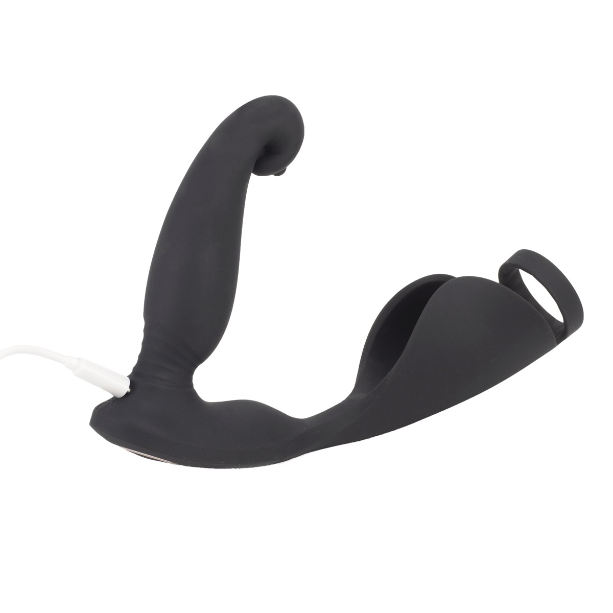 Massageador de Próstata em Silicone com Anel Peniano, 9 Modos de Vibração e Controle Remoto Sem Fio - S-Hande Raptor-RCT | 10,5 x 2,9 cm - 4