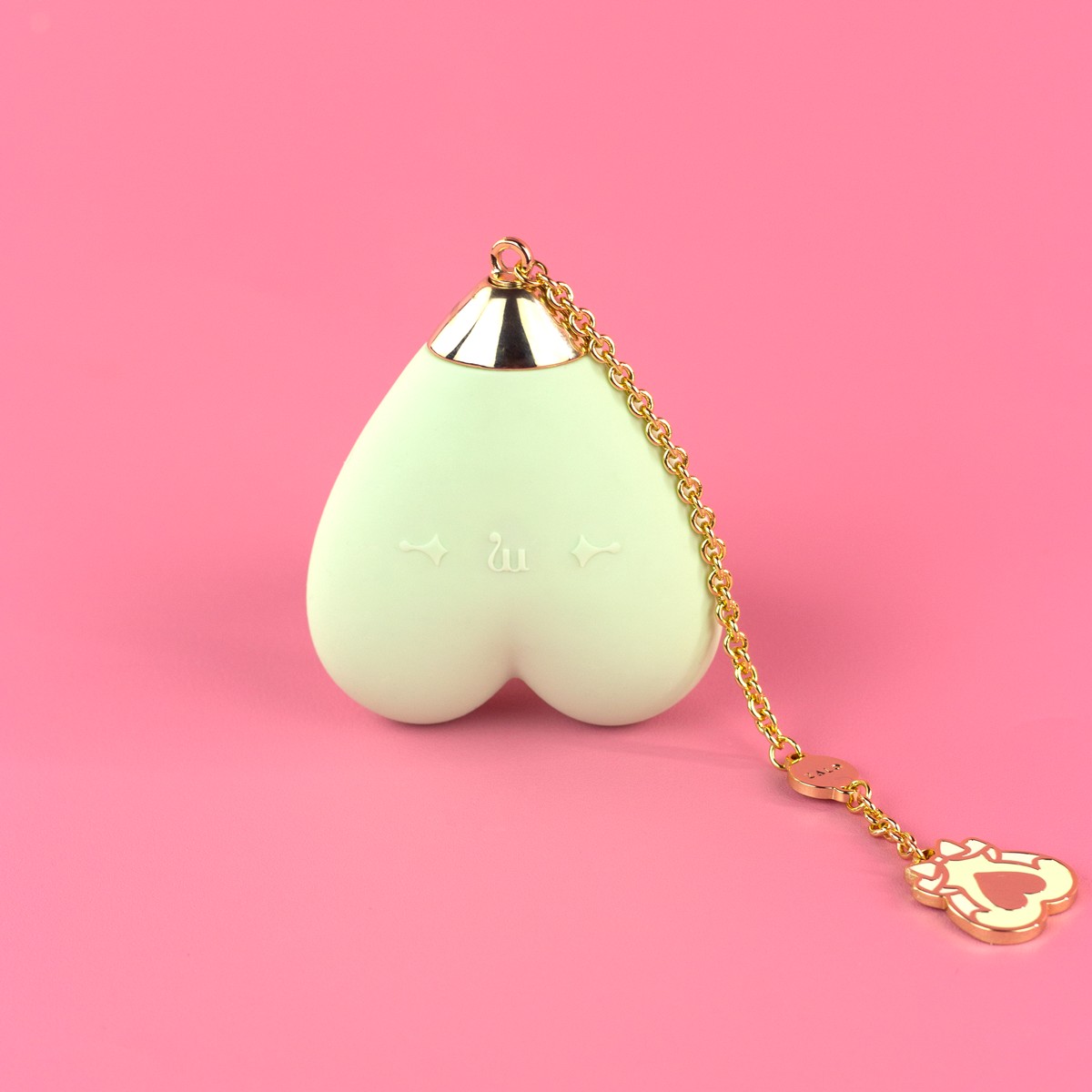 Massageador Recarregável com 8 Modos de Vibrações, Folheado em Ouro 18K e À Prova De Água em Forma de Coração - Zalo Lolita Baby Heart | Disponível em 4 Cores - 2