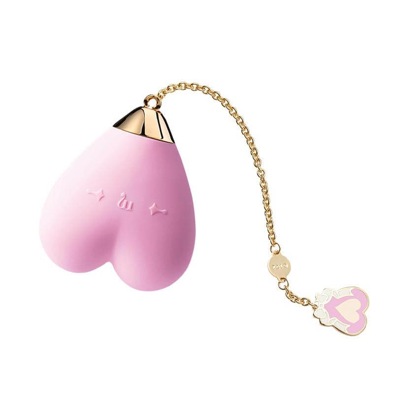 Massageador Recarregável com 8 Modos de Vibrações, Folheado em Ouro 18K e À Prova De Água em Forma de Coração - Zalo Lolita Baby Heart | Disponível em 4 Cores - 18