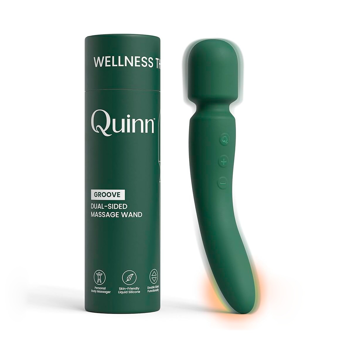 Massageador em Silicone Macio com 2 Motores, 12 Modos de Vibração, 5 Intensidades e Função Aquecimento - Quinn Groove | Disponível em 2 Cores - 7