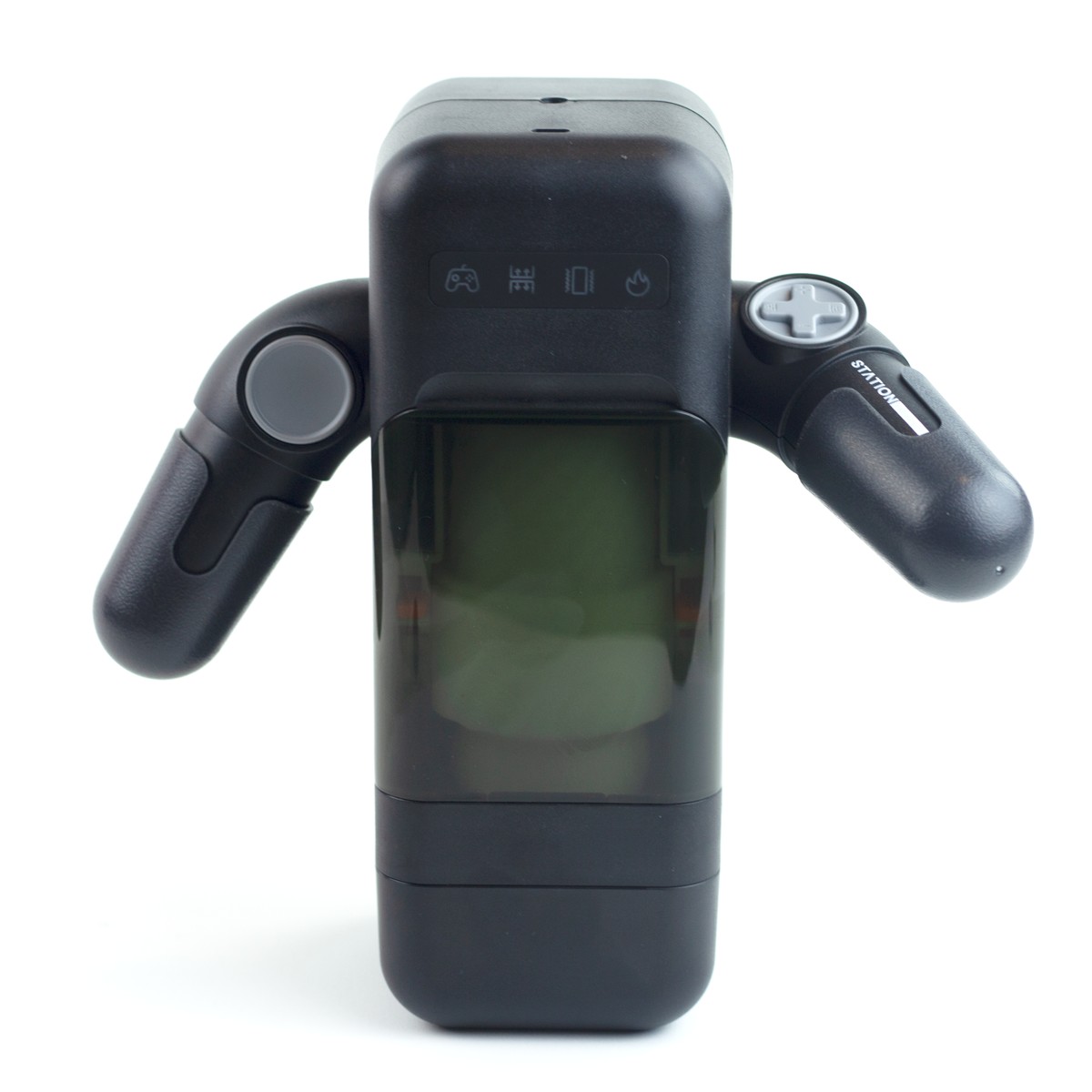 Masturbador em Formato de Robô com 10 Modos de Vibração, 8 Tipos de Movimentos, Função de Aquecimento e Suporte para Celular - Disponível em 2 Cores - 4