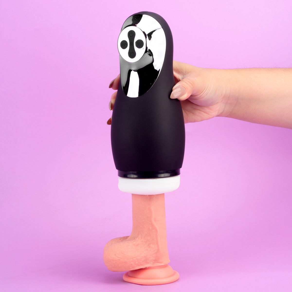 Masturbador com 3 Tipo de Sucção, 10 Modos de Vibração, Modo Turbo e Carregamento via Cabo USB - Exclusiva Baron - 5