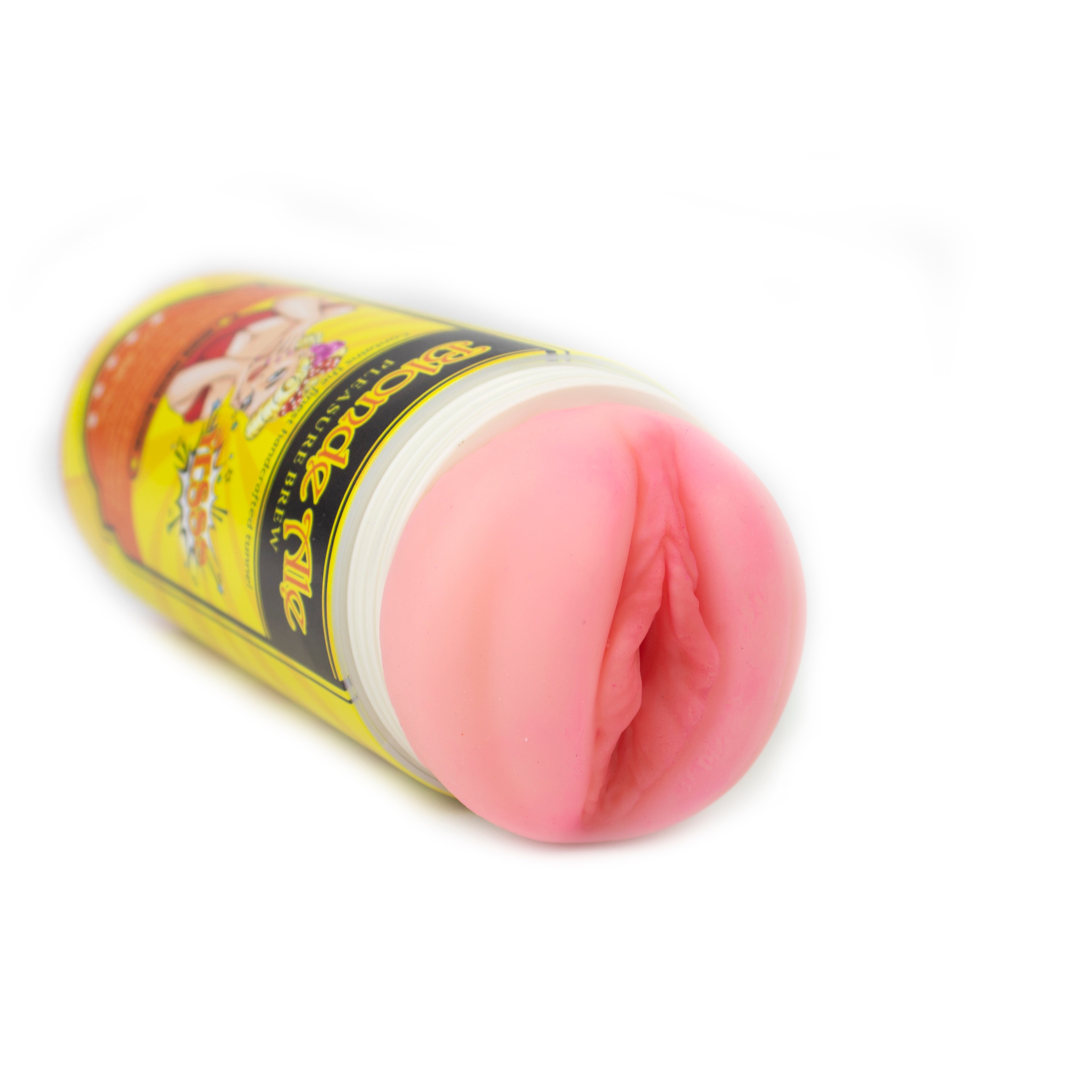 Masturbador Cerveja de Lata Com Formato de Vagina em TPE e Texturas Internas - Lovetoy Pleasure Brew | 16 x 3 cm | Disponível em 2 Cores - 2