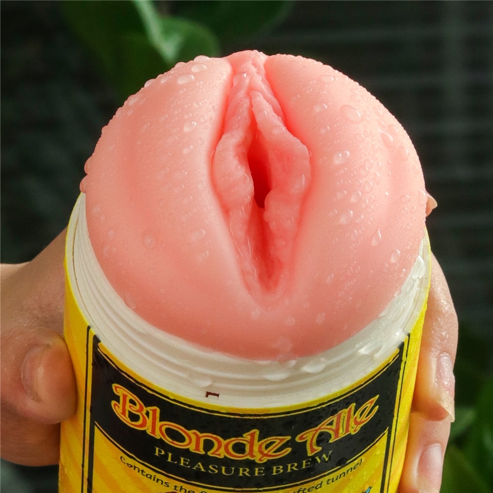 Masturbador Cerveja de Lata Com Formato de Vagina em TPE e Texturas Internas - Lovetoy Pleasure Brew | 16 x 3 cm | Disponível em 2 Cores - 6