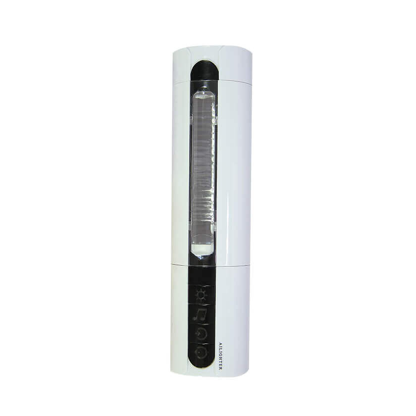 Masturbador Discreto com Forma de Vagina, 7 Modos de Vibração, 6 Modos de Sucção, Simulação de Gemidos e 7 cores de Iluminação - 22 x 5,8 cm | Ailighter Air Jet - 6