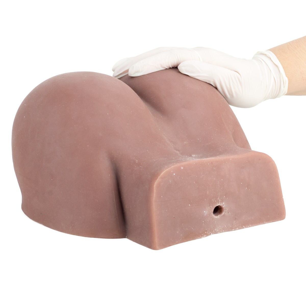 Masturbador em Forma de Bunda em TPE com Vagina e Ânus e Resistente à Água - Mega Raba | 25 x 14 cm | Disponível em 2 Cores - 8