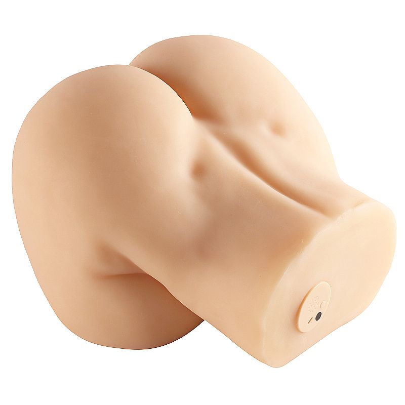 Masturbador em Forma de Bunda em CyberSkin com 10 Modos de Vibração, Vagina e Ânus Penetráveis - SI | 32 x 30 cm - 4